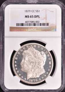1879 CC MORGAN S$1 NGC MS 65 DM  