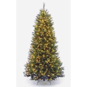  7 1/2 Rocky Ridge Slim Pine Hinged Christmas Tree; 600 