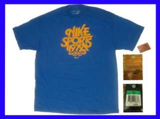 NIKE Sports 1972 Mens Blue T Shirt NWT $20 S, XL, 2XL  