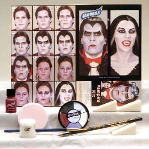  Lets Party By Graftobian Vampire Makeup Kit / White   One 