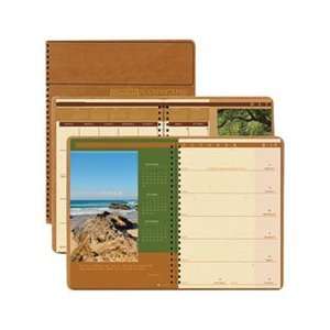  Landscapes Weekly/Monthly Planner, 8 1/2 x 11, Brown, 2012 