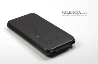 SGP iPod Touch 4G Leather Case Valencia Swarovski Series Black
