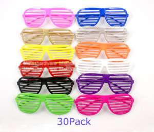 30 × Full Shutter Glasses Shades Sunglasses Club Party  