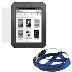 Clear LCD Screen Protector Film + LCD Cleaner Strap for Barnes & Noble 