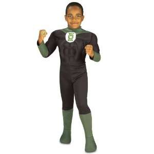  Muscle Chest Green Lantern Kids Costume: Toys & Games