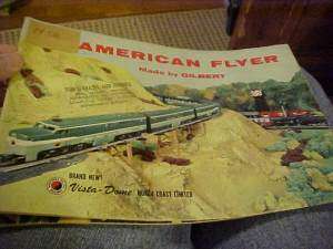 1956 CATALOG, GILBERT & AMERICAN FLYER TRAINS  