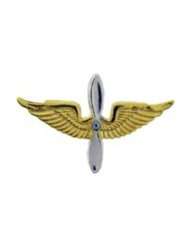 Army Aviation Pin Gold Plated 1 1/4