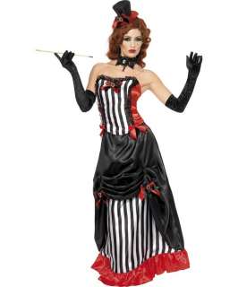 Adult UK Dress 8 10 Madame Vamp Fancy Dress Gothic Halloween Costume 