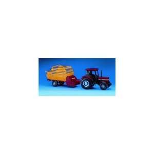  Bruder Case Tractor with Hayloader 02351: Toys & Games