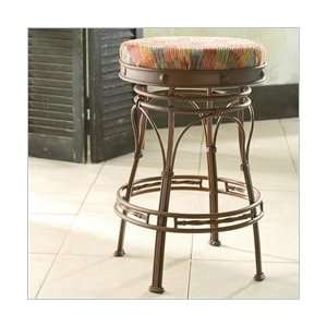   Use) Bago Luma 24 High Eclectic Swivel Iron Counter Stool: Furniture