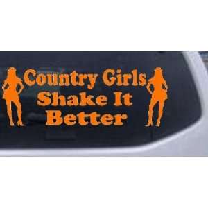 Country Girls Shake It Better Country Car Window Wall Laptop Decal 
