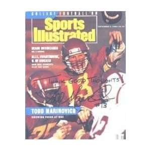   Marinovich Autographed/Hand Signed Sports Illustrated Magazine (USC