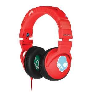  Skullcandy Hesh Red with In Line Mic and Control Switch 