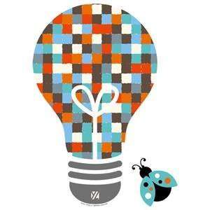   360 Wall Poster/Decal   Lady Bug Light Bulb (Diviner)