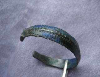 Ancient Artifact VIKING Bronze Bracelet  