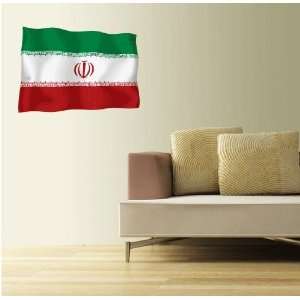  IRAN Flag Wall Decal Room Decor Sticker 25 x 18