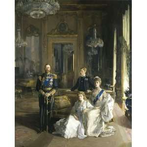 Hand Made Oil Reproduction   Sir John Lavery   32 x 40 inches   King 