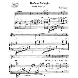 Puccini: Madama Butterfly   Addio, fiorito asil   Pinkerton, tenor 