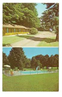 ERIE PA Lakeview on Lake Motel Rt 5 Pool Vtg Postcard  