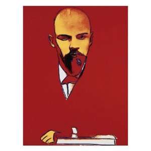  Red Lenin, c.1987 Giclee Poster Print by Andy Warhol 