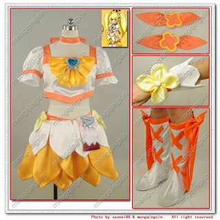 Heart Catch PreCure◆Cure Sunshine◆Anime Cosplay Costume any size