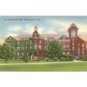   Postcard St. Anselms College Manchester New Hampshire: Everything Else