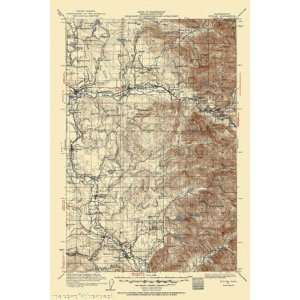    USGS TOPO MAP SULTAN QUAD WASHINGTON (WA) 1921: Home & Kitchen