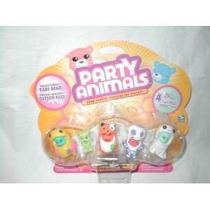  Party Animals   Turquoise Fish, Lime Green Hamster, Pink 