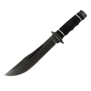  Creed Black Kraton Handle Black Blade Leather Sheath 