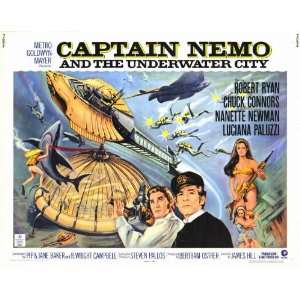  Captain Nemo and the Underwater City Movie Poster (11 x 14 