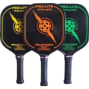  Pro Lite Power Pickleball Paddle   Black Paddle with Red 