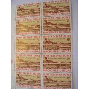 1969 United Nations Stamps UN Building, Santiago, S# 195, Inscription 