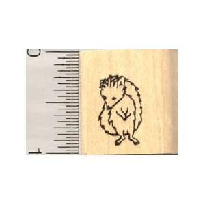  tiny hedgehog rubber stamp Arts, Crafts & Sewing