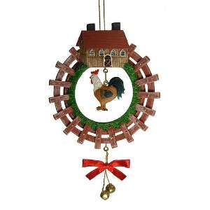   Heritage Rooster Farm Animal Christmas Ornament