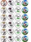 24 edible rice paper cake toppers cows mix location united