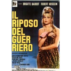 11 x 17 Inches   28cm x 44cm) (1962) Italian Style A  (Brigitte Bardot 