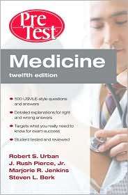 Medicine PreTest Self Assessment and Review, (0071601627), Robert 