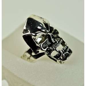   Ring Black Metal Dark Jewelry Gothic Vampire Cosplay Adjustable Size
