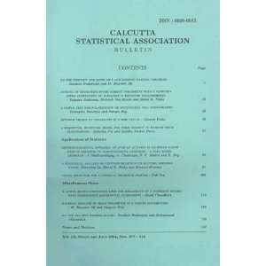 Calcutta Statistical Association Bulletin  Magazines