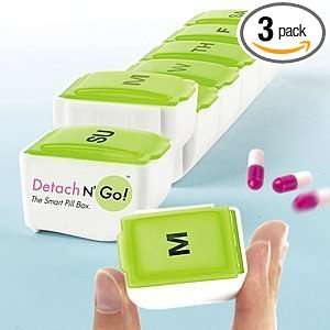  Detach N Go Single Daily green (Pack of 3) Health 