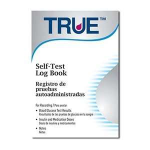 TRUE Self Test Glucose Log Book