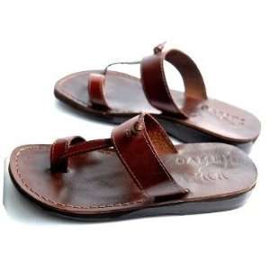 Nazareth Style I   Unisex Leather Biblical Sandals from the Holy Land 