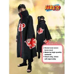     Akatsuki Ninja Uchiha Itachi Cloak For Kids Large Toys & Games
