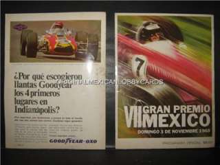 VII GRAN PREMIO DE MEXICO COVERS OF THE ORIGINAL PROGRA  