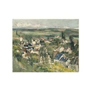  Auvers, Panoramic View, c.1873 Finest LAMINATED Print Paul 