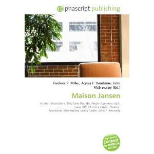  Maison Jansen (9786134243261) Frederic P. Miller, Agnes F 
