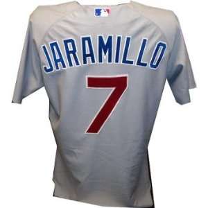  Rudy Jaramillo #7 2010 Chicago Cubs Game Used Grey Jersey 