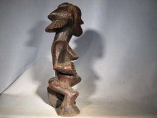 Africa_Congo: Luba statuette #243 tribal african art  