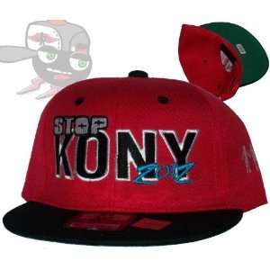  The Stop Kony 2012 Two Tone Red/Black Snapback Hat Cap 