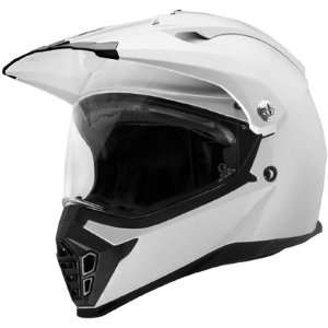  Sparx Nexus Solid White Motocross Helmet   Color  white 
